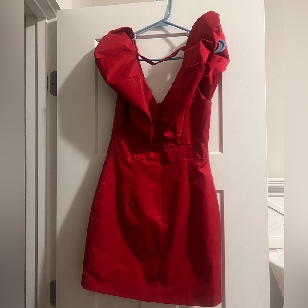Red formal dress - Picture 2 of 2